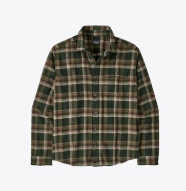 Patagonia Mens Shirt  Long-Sleeved Lightweight Fjord Flannel