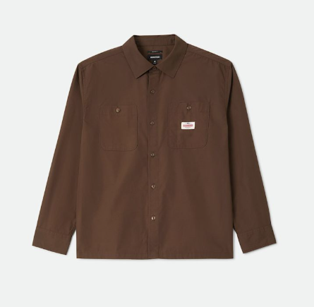 Brixton Mens Shirt Trademark LS Woven