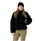 Roxy Womens Snow Layers Harper Cropped Sherpa Puffer