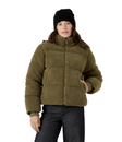 Roxy Womens Snow Layers Harper Cropped Sherpa Puffer