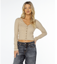 Roxy Womens Shirt Terrace Ls Knit