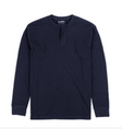 Jetty Mens Shirt Seabed Waffle Henley