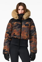 Goldbergh Womens Snow Jacket Kiri Faux Border Ski Jacket