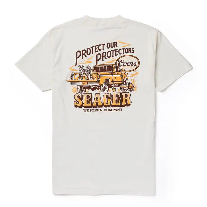 Seager Mens Shirt Seager x Coors Banquet Brush Truck 