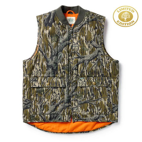 Seager Mens Vest Seager x Mossy Oak Roosevelt Vest Original Treestand