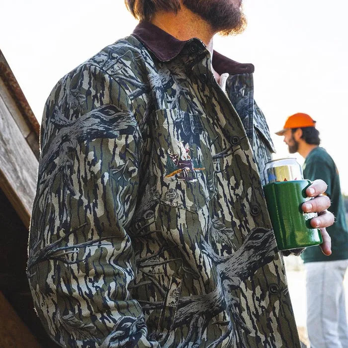 Seager Mens Jacket Seager x Mossy Oak Roosevelt Workshirt Original Treestand