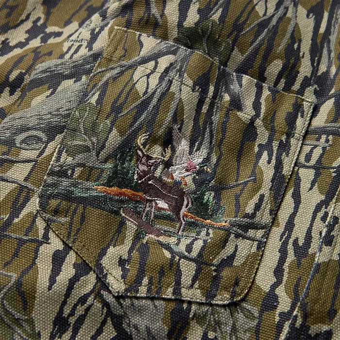 Seager Mens Jacket Seager x Mossy Oak Roosevelt Workshirt Original Treestand