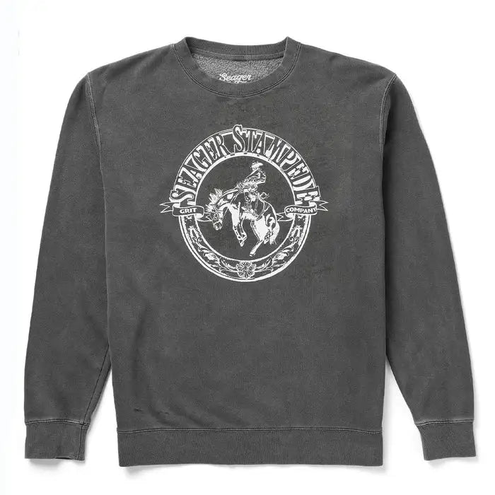 Seager Mens Sweatshirt Stampede Premium Crew