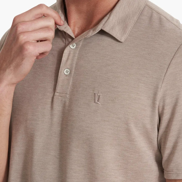 Vuori Mens Knit Twill Polo