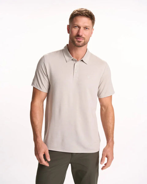 Vuori Mens Knit Twill Polo