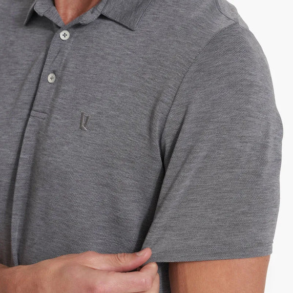 Vuori Mens Knit Twill Polo