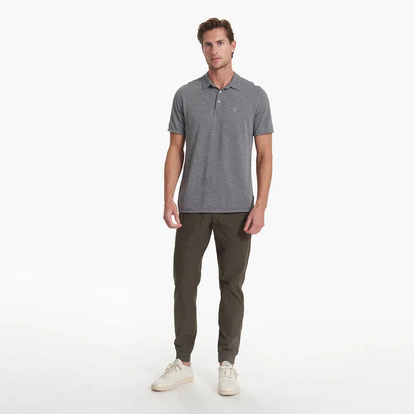 Vuori Mens Knit Twill Polo