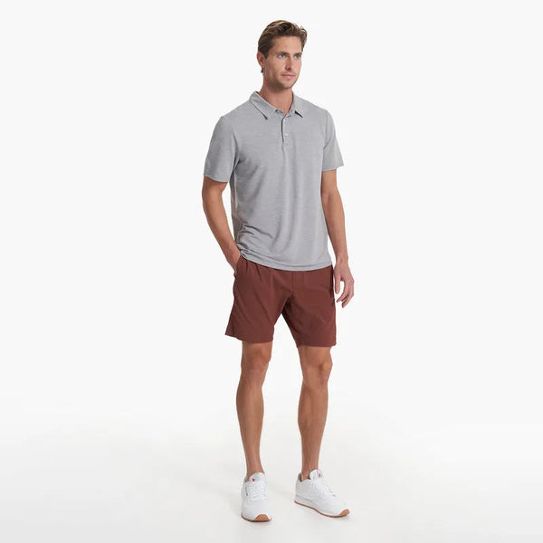 Vuori Mens Knit Twill Polo