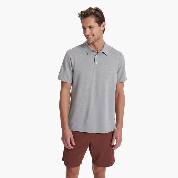 Vuori Mens Knit Twill Polo