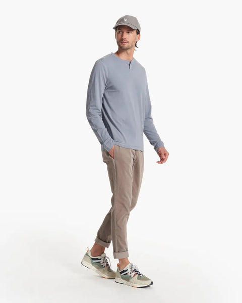 Vuori Mens Shirt Long-Sleeve Ever Henley