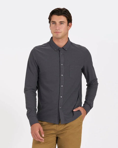 Vuori Mens Shirt Long-Sleeve Ace Button-Down