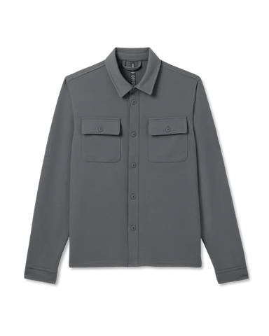 Vuori Mens Jacket Waffle Shirt Jacket