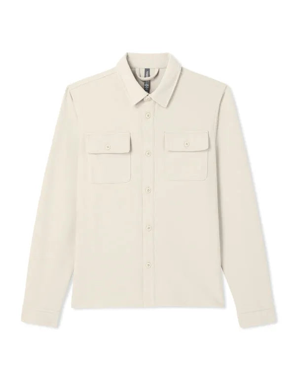 Vuori Mens Jacket Waffle Shirt Jacket