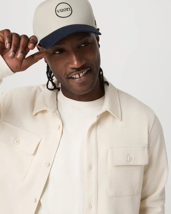 Vuori Mens Jacket Waffle Shirt Jacket