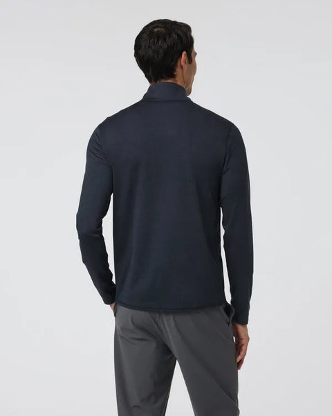 Vuori Mens Shirt Ponto Half Zip Mock Neck
