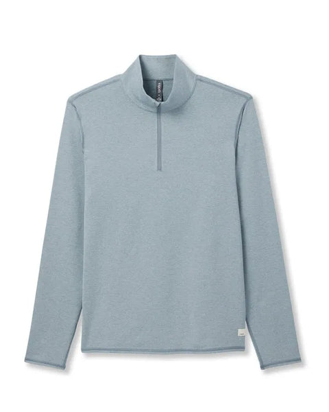 Vuori Mens Shirt Ponto Half Zip Mock Neck