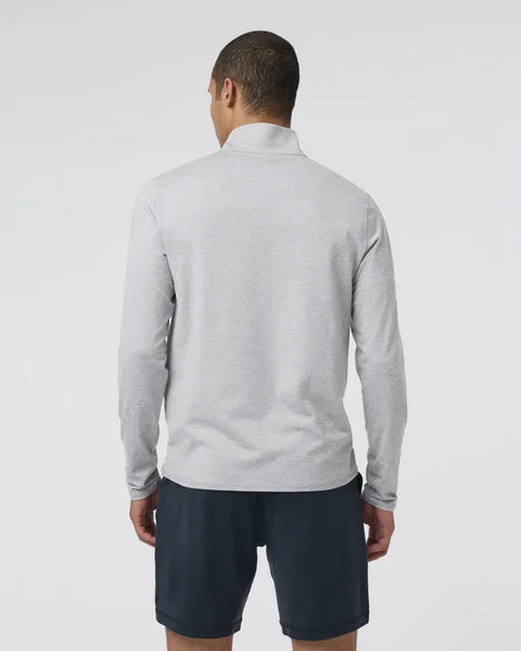 Vuori Mens Shirt Ponto Half Zip Mock Neck