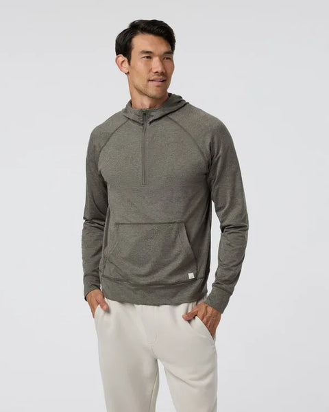 Vuori Mens Sweatshirt Ponto Performance Half Zip Hoodie