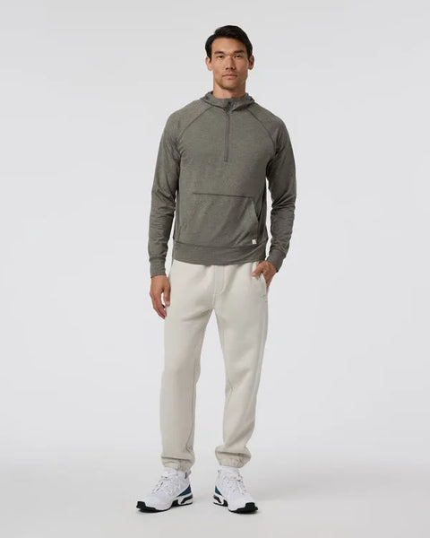 Vuori Mens Sweatshirt Ponto Performance Half Zip Hoodie