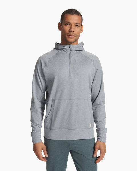 Vuori Mens Sweatshirt Ponto Performance Half Zip Hoodie