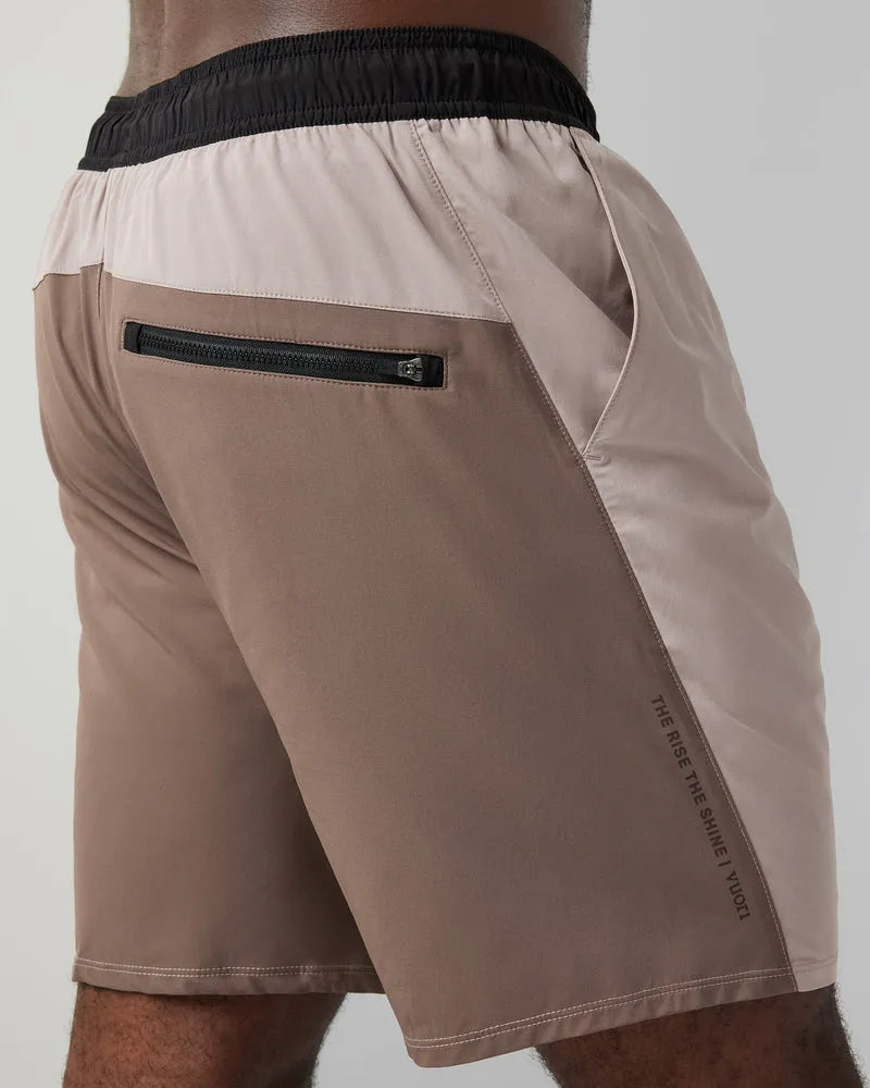 Boxer homme Polyester Beige/Marron/Noir Imprimé - Pull In Boxer homme Polyester Beige/Marron/Noir Imprimé - Pull In
