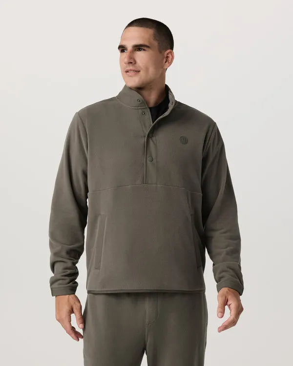 Vuori Mens Jacket Aspen Half Snap
