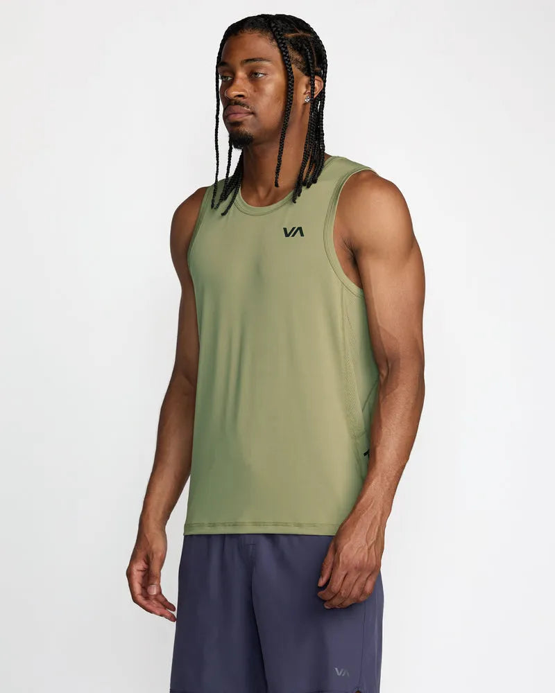 RVCA Mens Tank Top Sport Vent SL