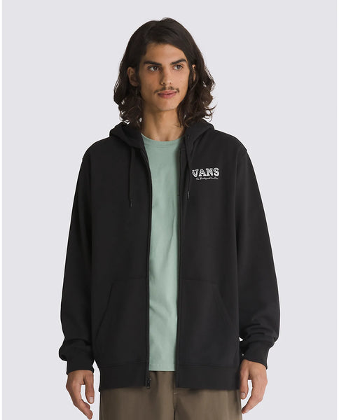 Vans Mens Sweatshirt Rose Rosette Full Zip Hoodie