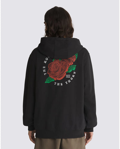 Vans Mens Sweatshirt Rose Rosette Full Zip Hoodie