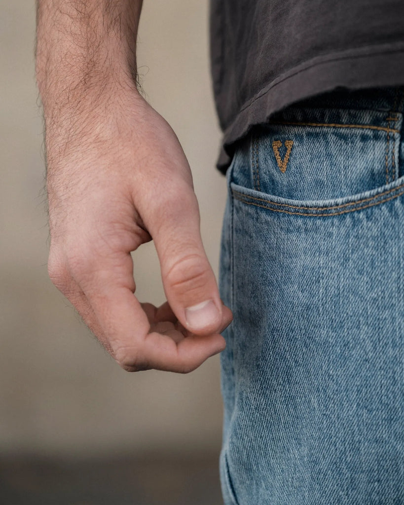 Vissla Mens Pants Big Timer Baggy 5 Pocket Jean