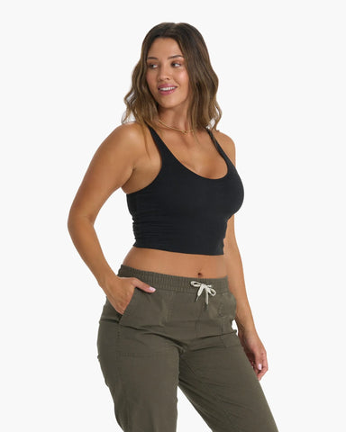 Vuori Womens Tank Top Halo Performance Crop