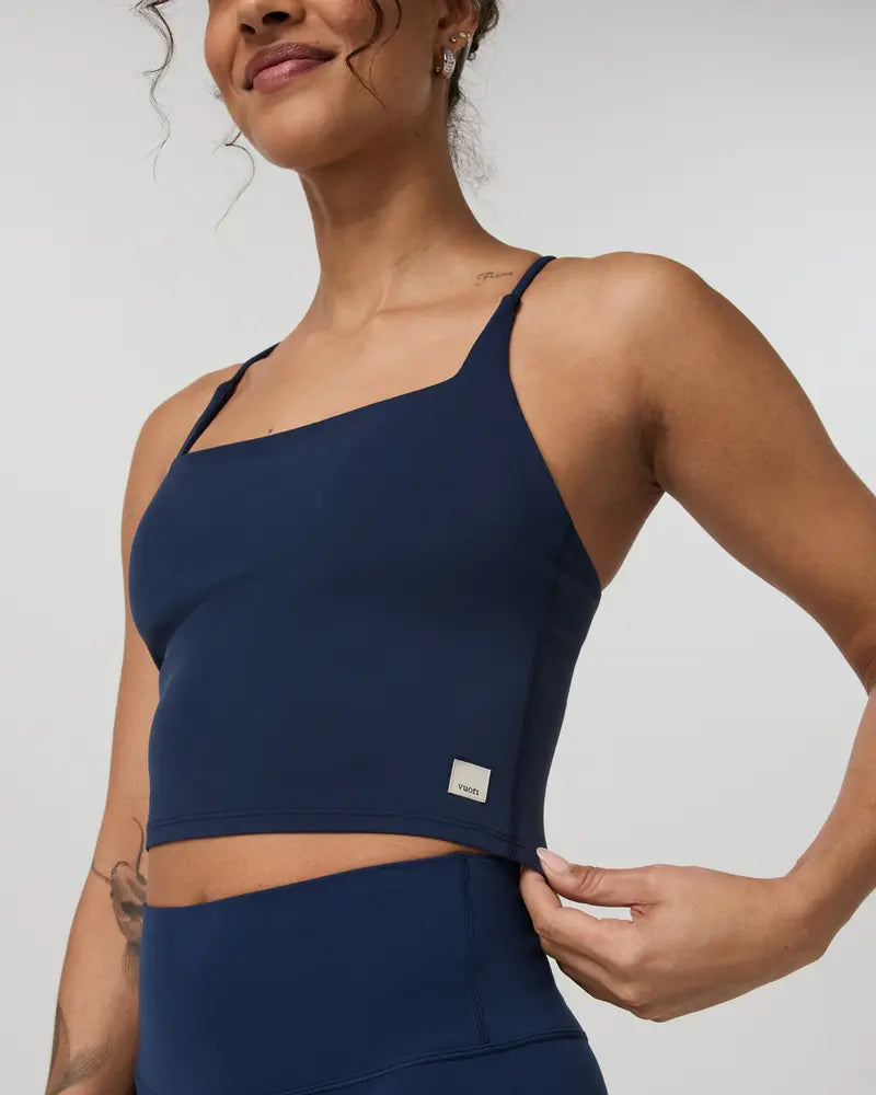 Vuori Womens Tank Top Vuori AllTheFeels Strappy Back