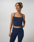 Vuori Womens Tank Top Vuori AllTheFeels Strappy Back
