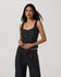 Vuori Womens Tank Top Trestles Twill Button Front Top