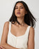 Vuori Womens Tank Top Trestles Twill Button Front Top