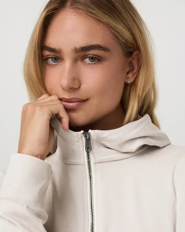 Vuori Womens Sweatshirt Halo Modern Full Zip Hoodie