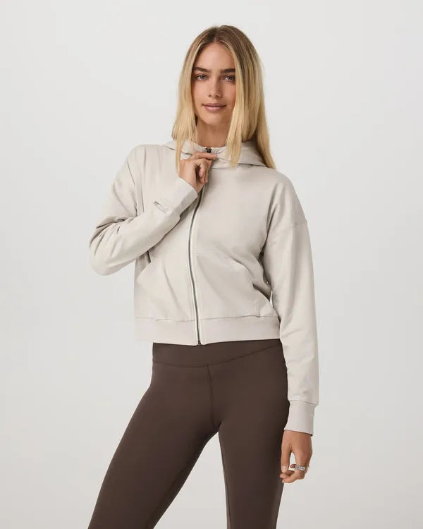 Vuori Womens Sweatshirt Halo Modern Full Zip Hoodie