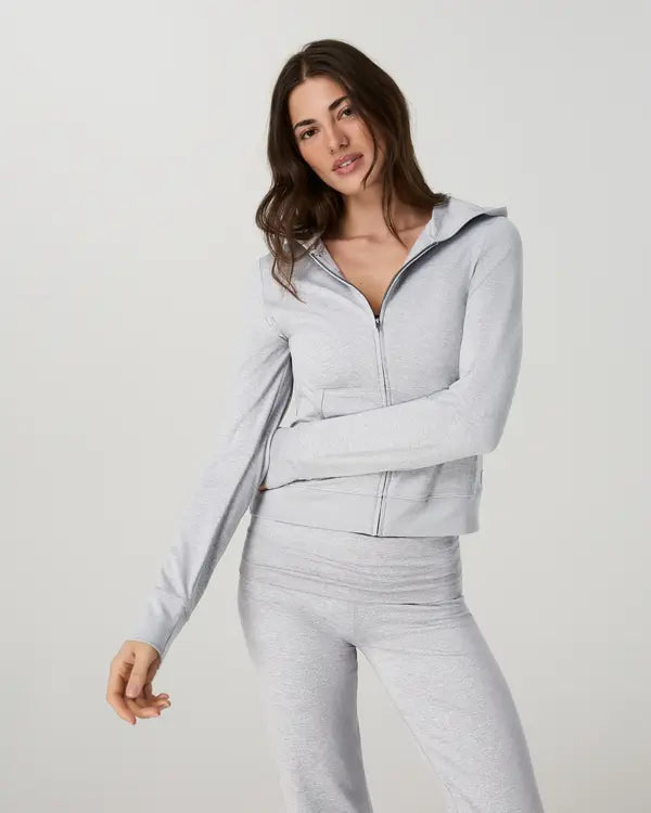 Vuori Womens Shirt Halo Mini Full Zip Hoodie