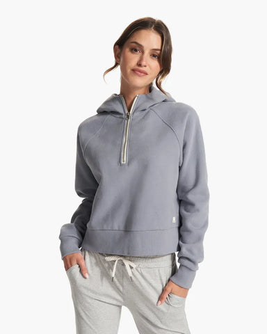 Vuori Womens Sweatshirt Restore Half Zip Hoodie
