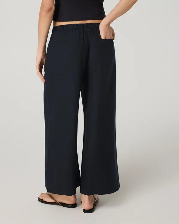 Vuori Womens Pants Trestles Twill Crop Wideleg Pant