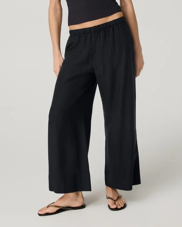 Vuori Womens Pants Trestles Twill Crop Wideleg Pant