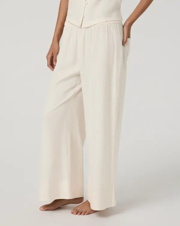Vuori Womens Pants Trestles Twill Crop Wideleg Pant