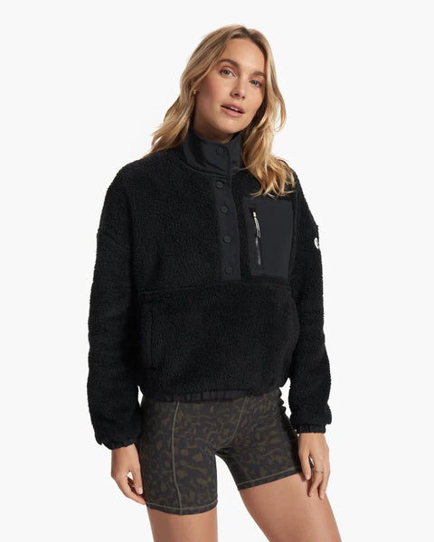 Vuori Womens Sweatshirt Cozy Sherpa Popover