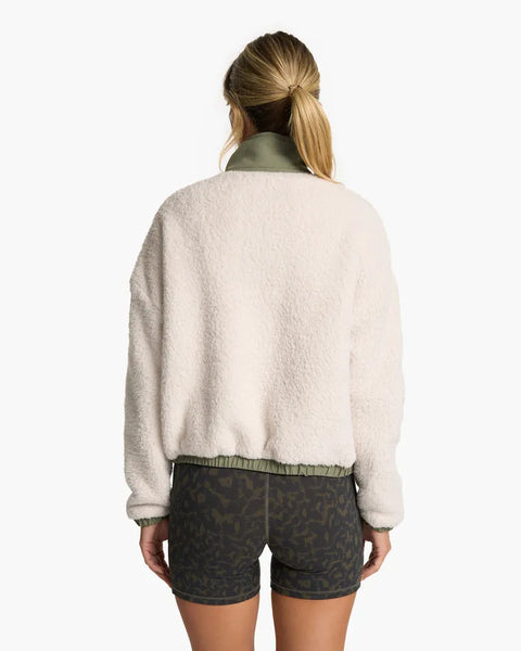 Vuori Womens Sweatshirt Cozy Sherpa Popover