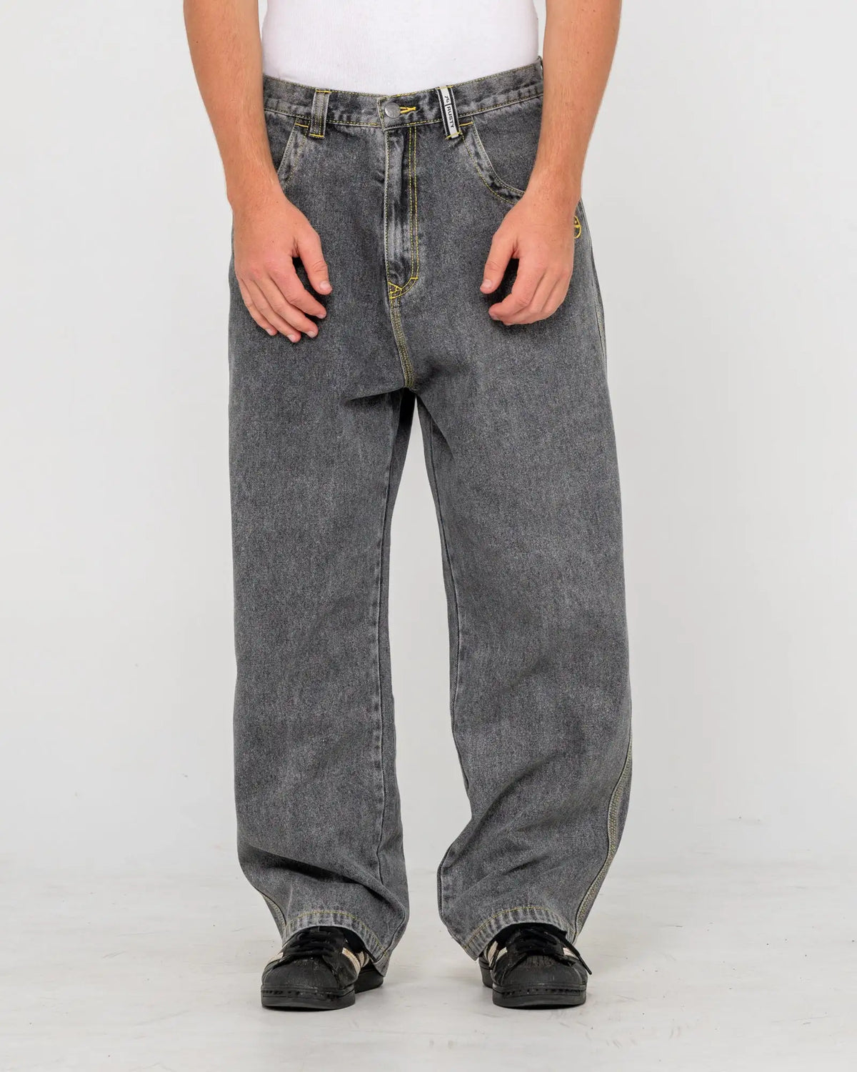 Rusty Mens Pants Redemption Baggy Jean